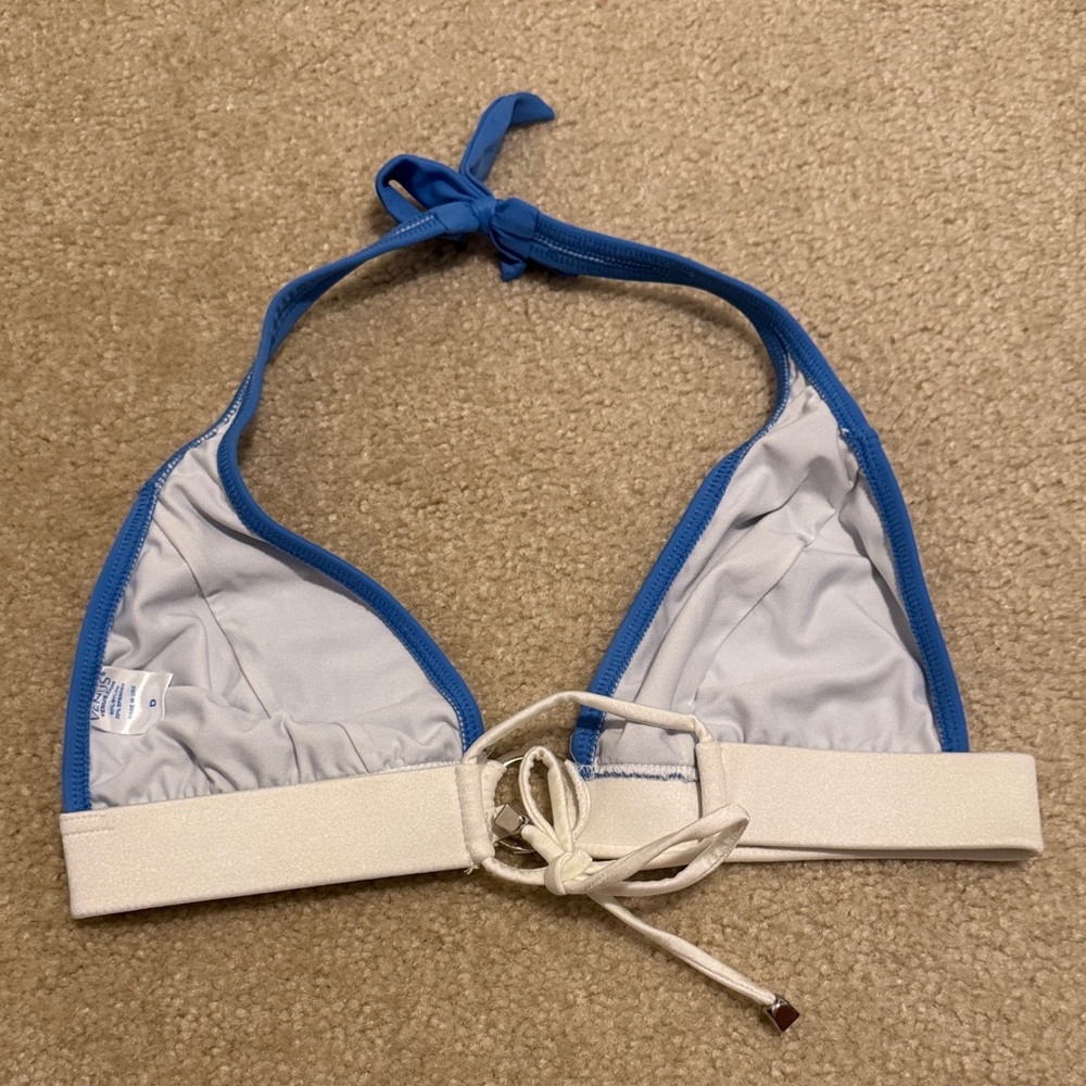 Venus Blue and White Bikini Set size 8/D - Picture 7 of 8